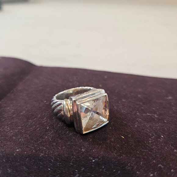 Champagne Citrine Cocktail Ring - Picture 2 of 4